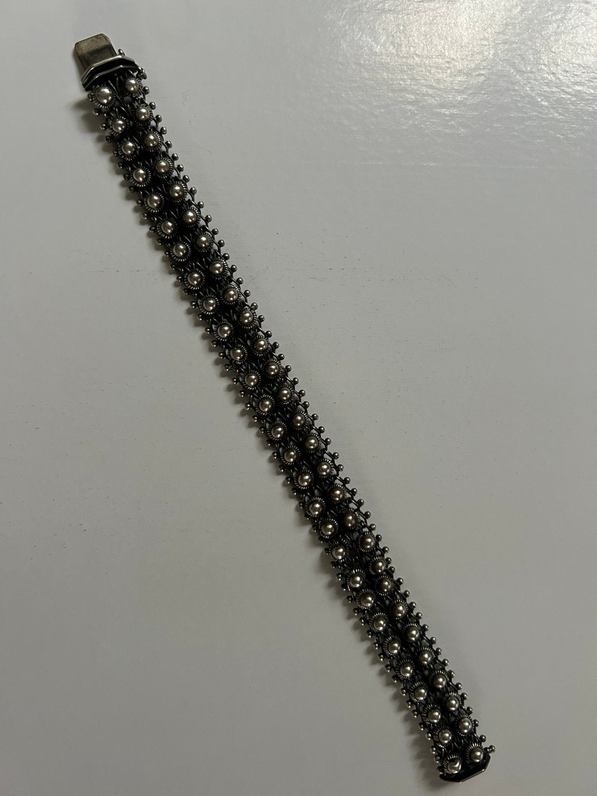 Zilveren pikun armband, Ophalen, Zo goed als nieuw, Zilver