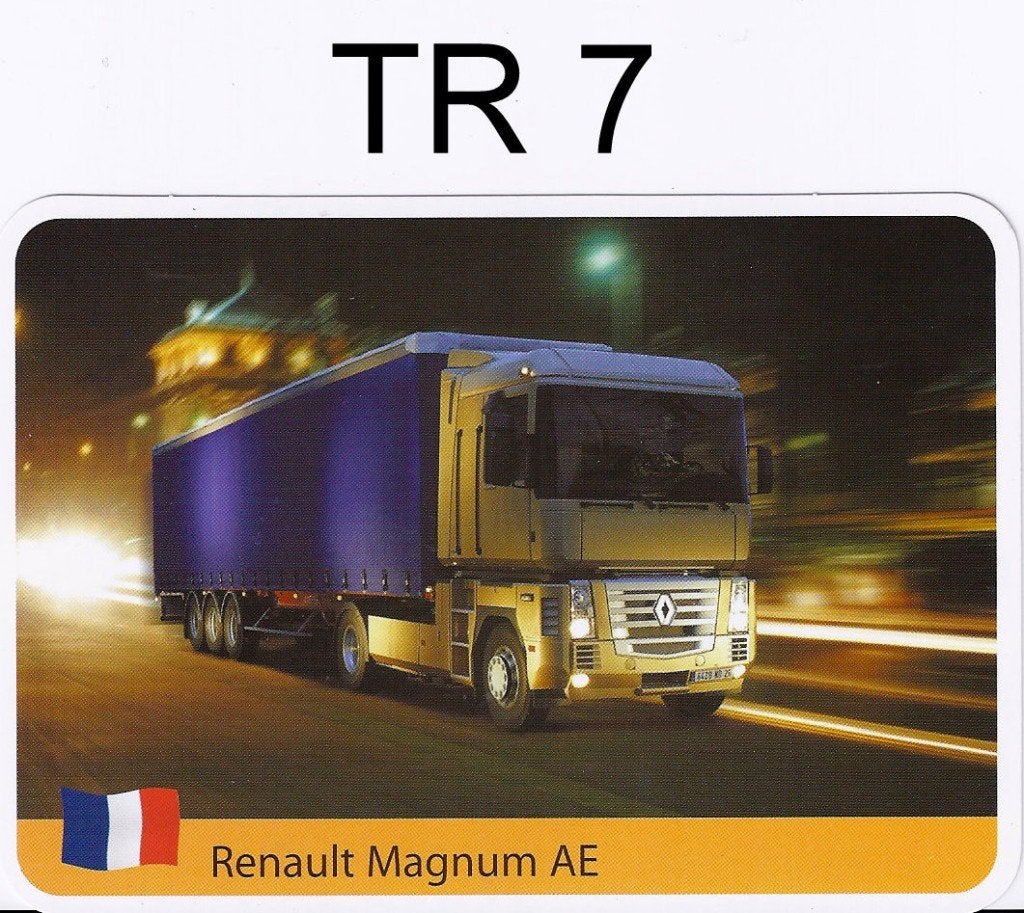W214 autokaart TR7 truck renault magnum ae, Ophalen of Verzenden, Zo goed als nieuw, Auto's