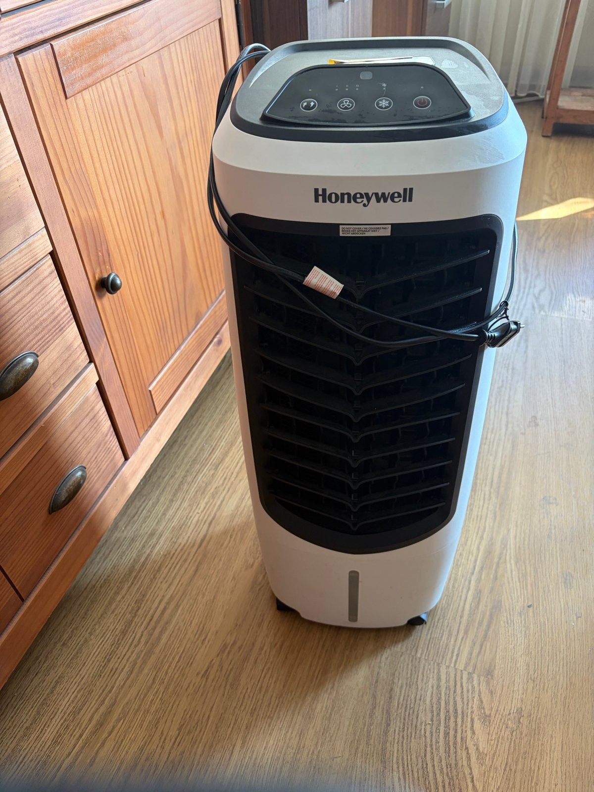 Honeywell Ventilator met afstandsbediening, Ophalen, Ventilator met afstandsbediening, Zo goed als nieuw, Torenventilator
