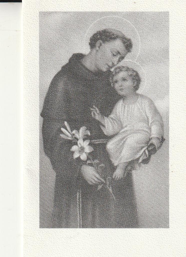 Bidprentje Toon van Schijndel 1906-1994, Ophalen of Verzenden, Bidprentje