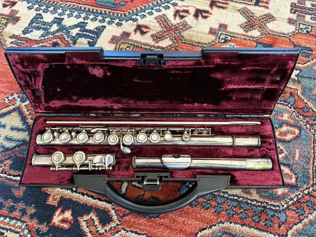 Dwarsfluit Buffet Crampon Paris, Muziek en Instrumenten, Ophalen of Verzenden, Gebruikt, Dwarsfluit, Met koffer of tas