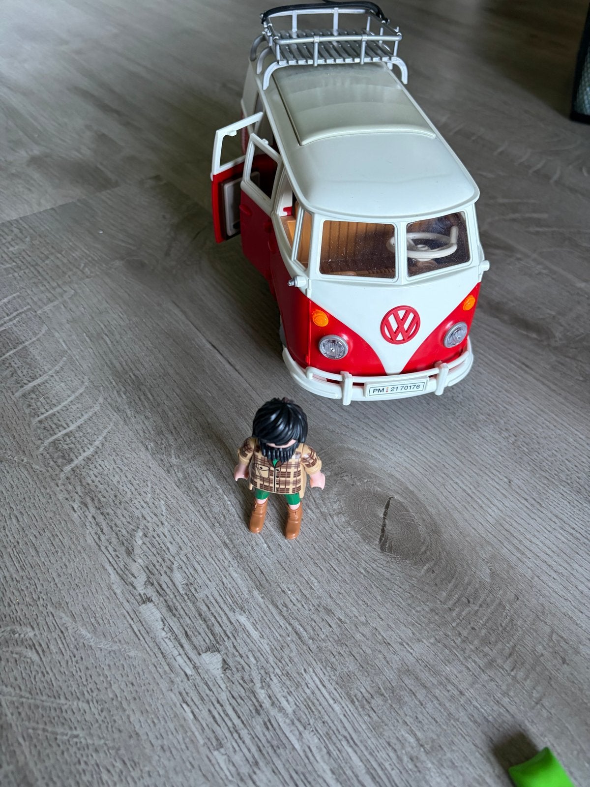 Playmobil Volkswagen T1 Camperbus (70176), Ophalen, Complete set, Voertuig, Zo goed als nieuw