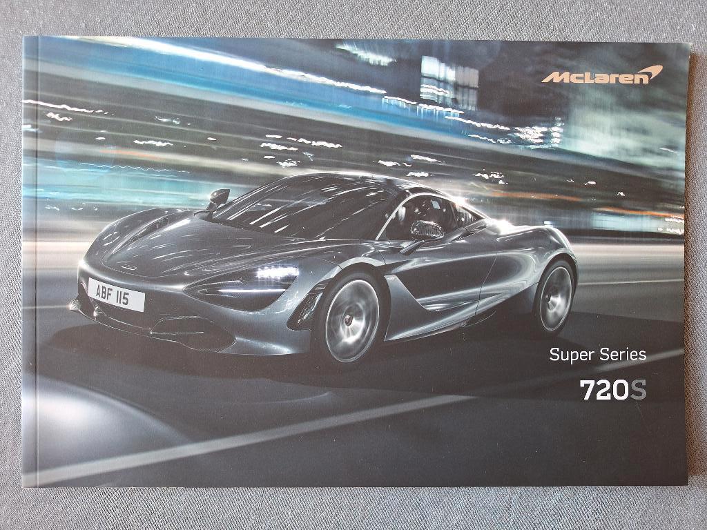 Brochure McLAREN Super Series 720S - Engels, Verzenden, Zo goed als nieuw, Overige merken