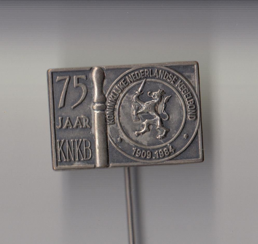 KNKB 1984 Kegel bond Kegelen speldje, Gebruikt, Niet vindbaar, Niet vindbaar, Speldje of Pin