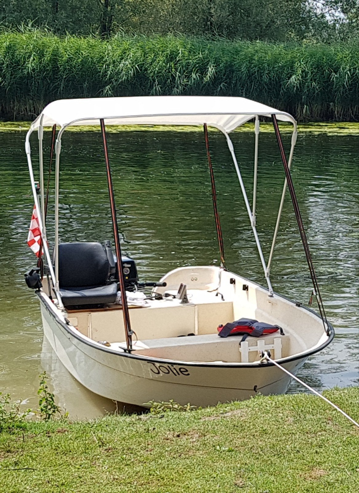 Bimini top 140cm breed voor boot, Ophalen, Zo goed als nieuw, Overige typen