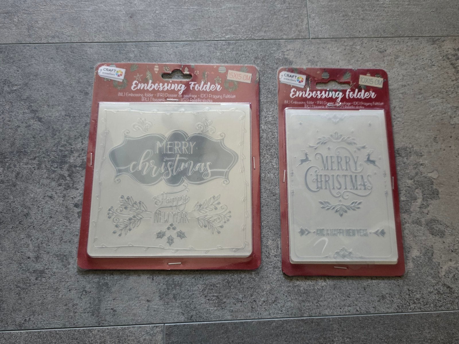 Craft Sensations embossing folders folder kerst NIEUW, Ophalen of Verzenden, Nieuw