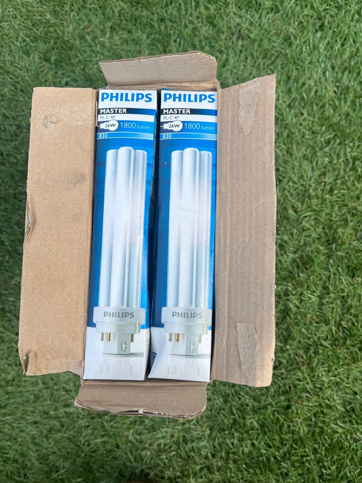 Philips Master PL-C 26W/830 2-pins spaarlampen (10  stuks), Nieuw, Overige fittingen, Spaarlamp, Warm wit