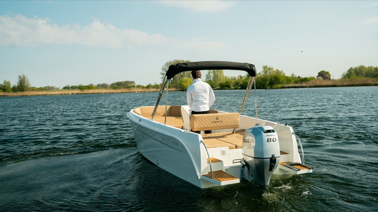 Nieuwe Danté V600 sloep met 80PK Honda geheel vaarklaar, Tender, Nieuw, 6 m, 2 m