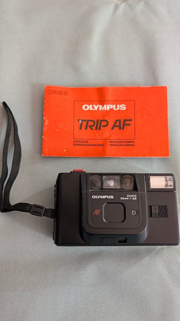 Olympus Trip AF Compact Camera met Handleiding, Ophalen, Gebruikt, Compact, Olympus
