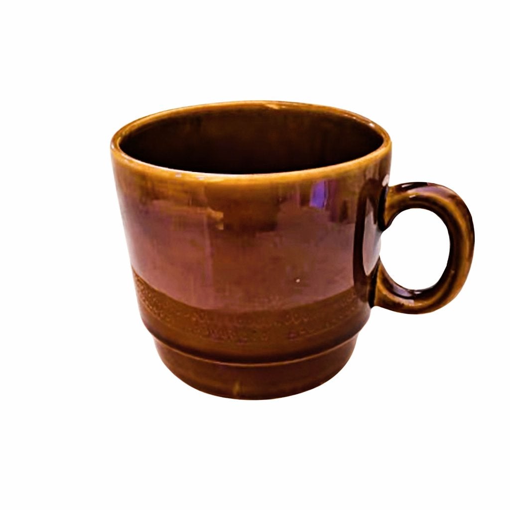 Vintage Koffiekop 4B France - Bruin - In Goede Staat, Ophalen of Verzenden