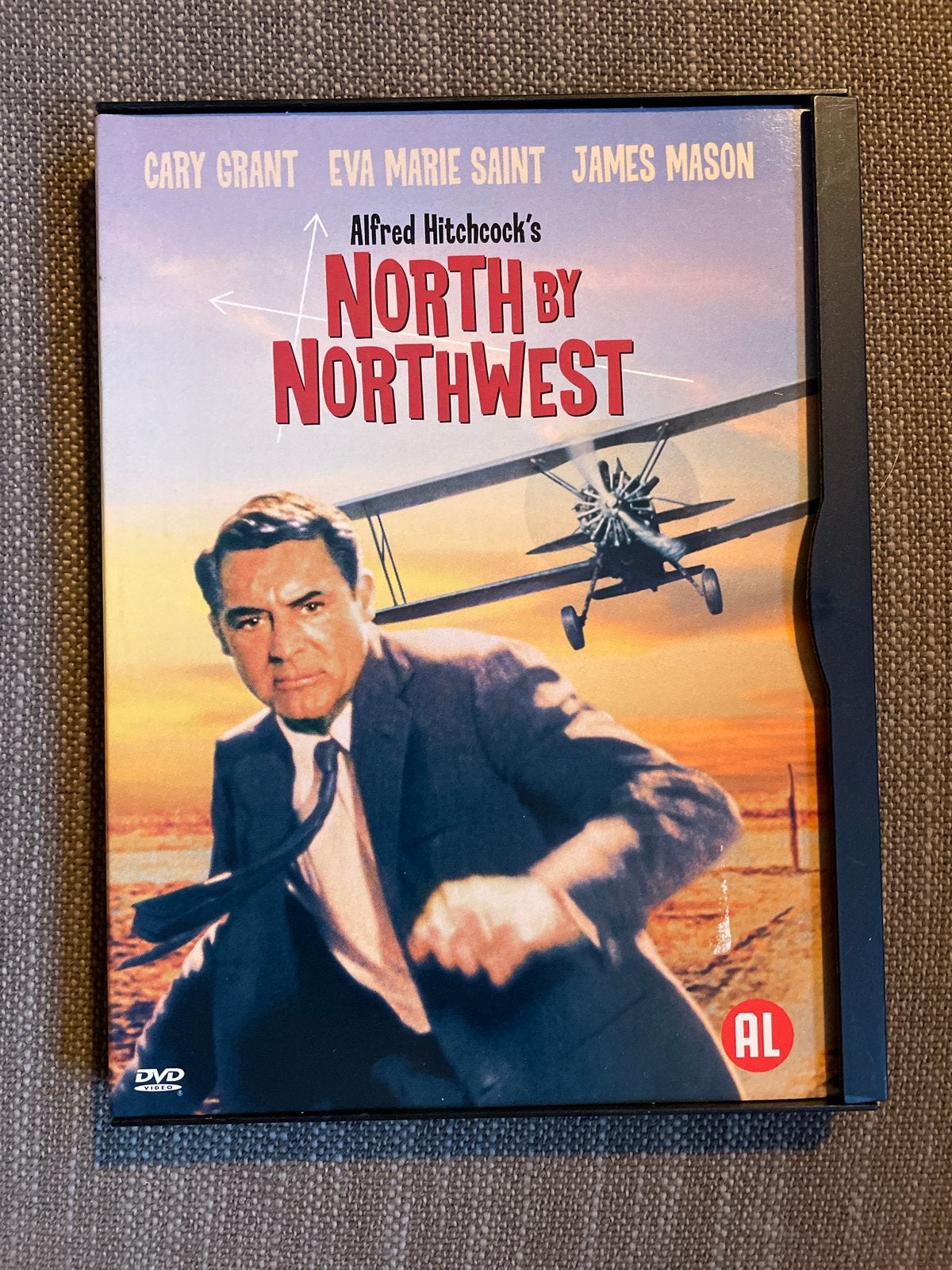 Alfred Hitchcock's North by Northwest - dvd, Alle leeftijden, Ophalen of Verzenden, Zo goed als nieuw, Actiethriller