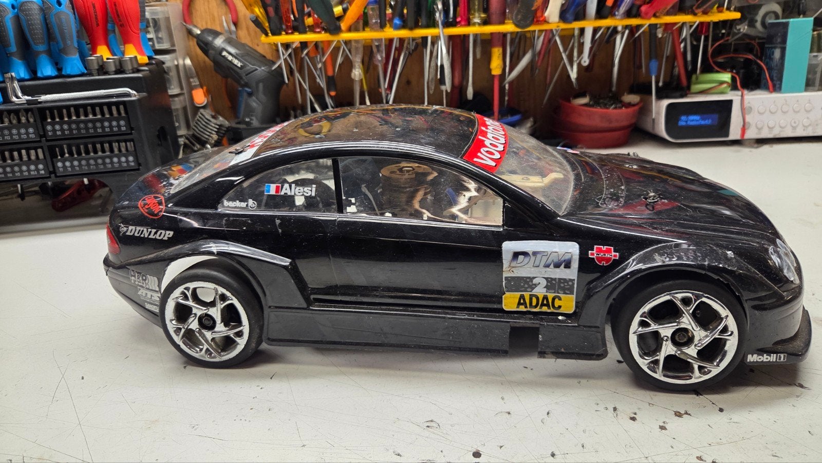 Te koop leuke kyosho, Gebruikt, Ophalen of Verzenden, Schaal 1:10, Auto onroad