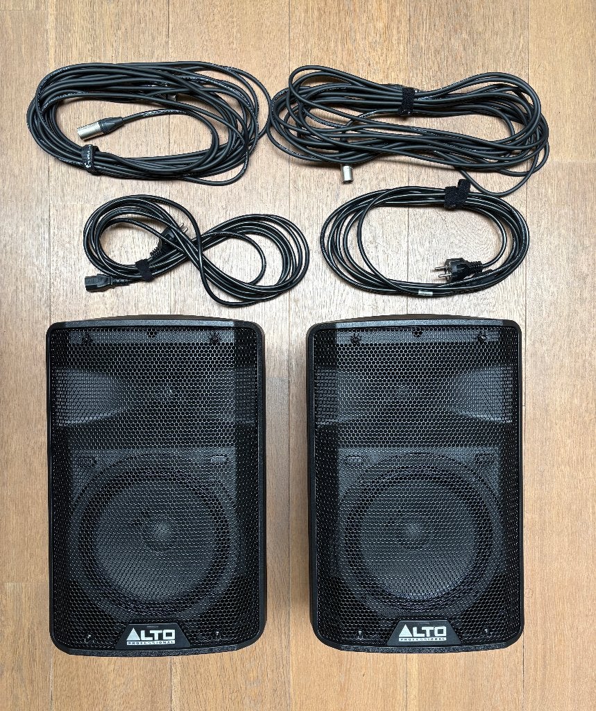 PA set 2x Alto TX 308 + Devine 1202FX-MP. Als nieuw!, Ophalen, Zo goed als nieuw, Minder dan 500 watt, P.A.