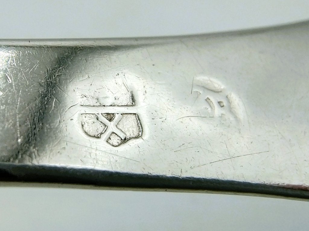 Zilveren lepel, F. de Booser, Groningen, 1746, Verzenden, Zilver