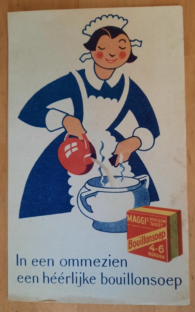 MAGGI'S BOUILLONSOEP - FOLDER, Ophalen of Verzenden, Overige typen