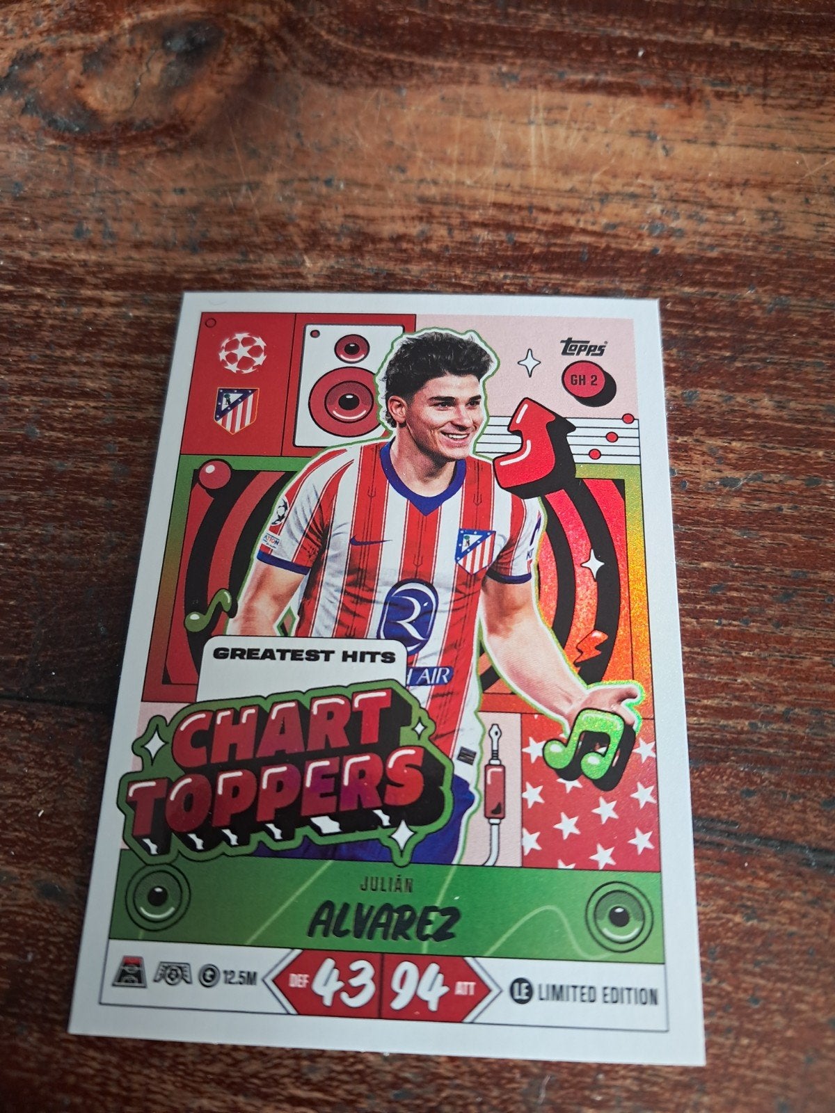 Topps voetbalkaart: Julian Alvarez. Limited Edition., Hobby en Vrije tijd, Ophalen of Verzenden, Nieuw, Plaatje