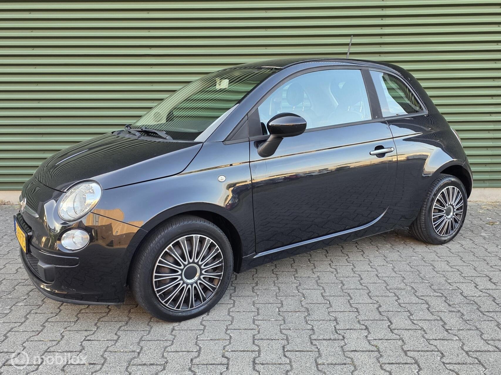 Fiat 500 1.0 TwinAir Pop|Airco|City|2X Sleutel|Zuinig|, Voorwielaandrijving, Gebruikt, 840 kg, Zwart