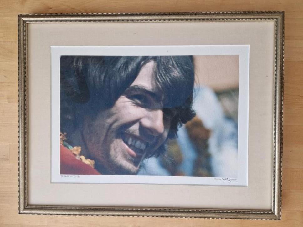 Paul Saltzman - George Harrison (1968) - Ingelijst, Ophalen of Verzenden