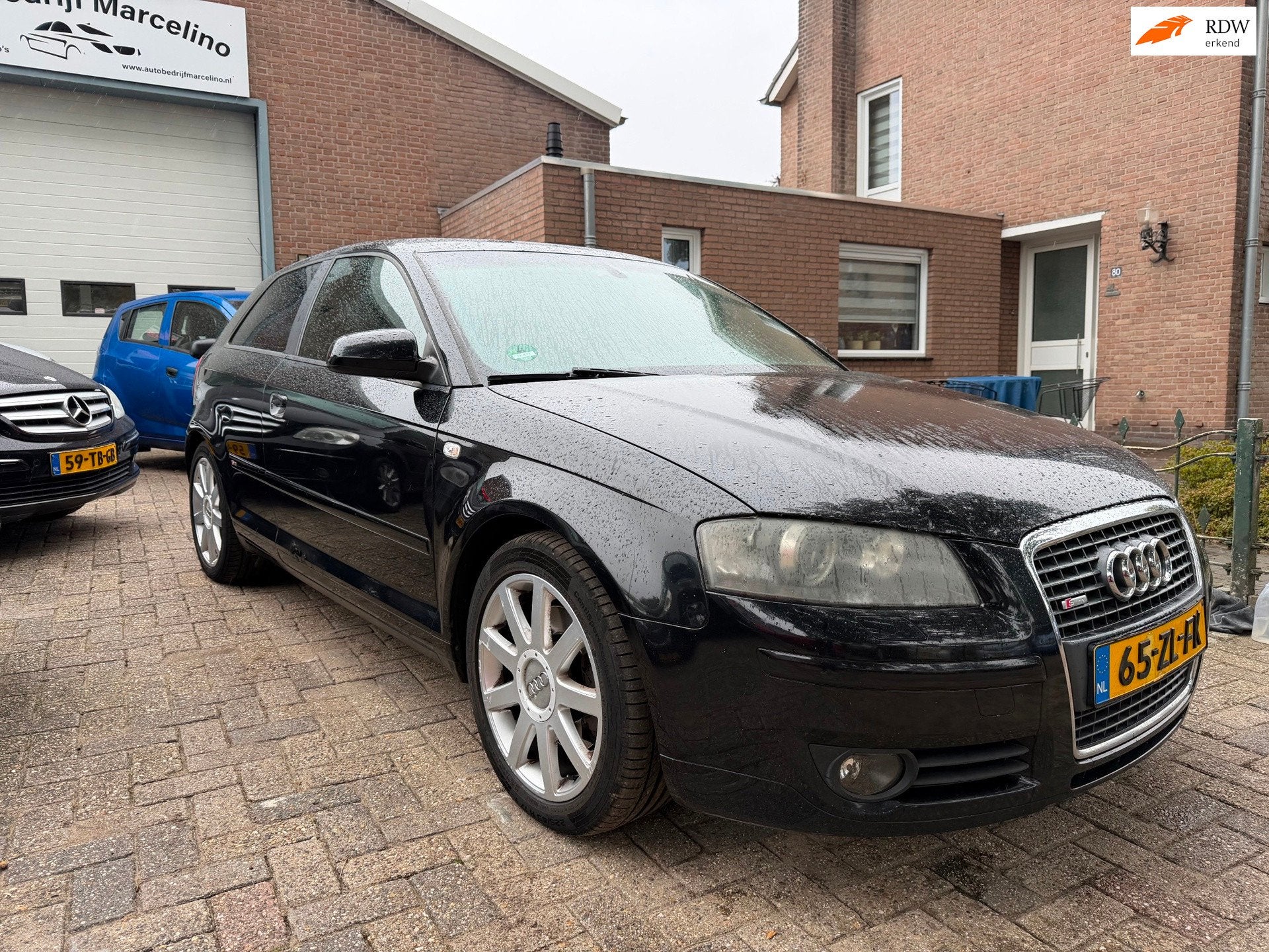 Audi A3 2.0 TDI quattro Ambition Pro Line, Automatische klimaatregeling, Gebruikt, 4 cilinders, Leder en Stof