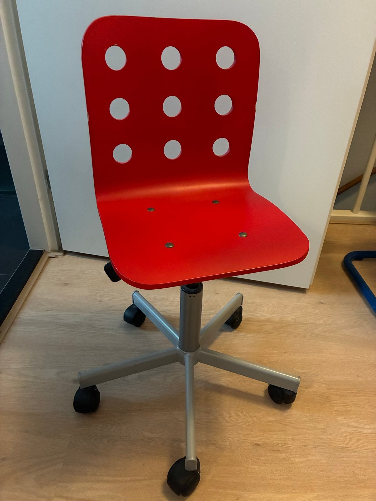 IKEA Kinderbureaustoel - Rood, In Hoogte Verstelbaar, Ophalen, Gebruikt, Rood, Bureaustoel