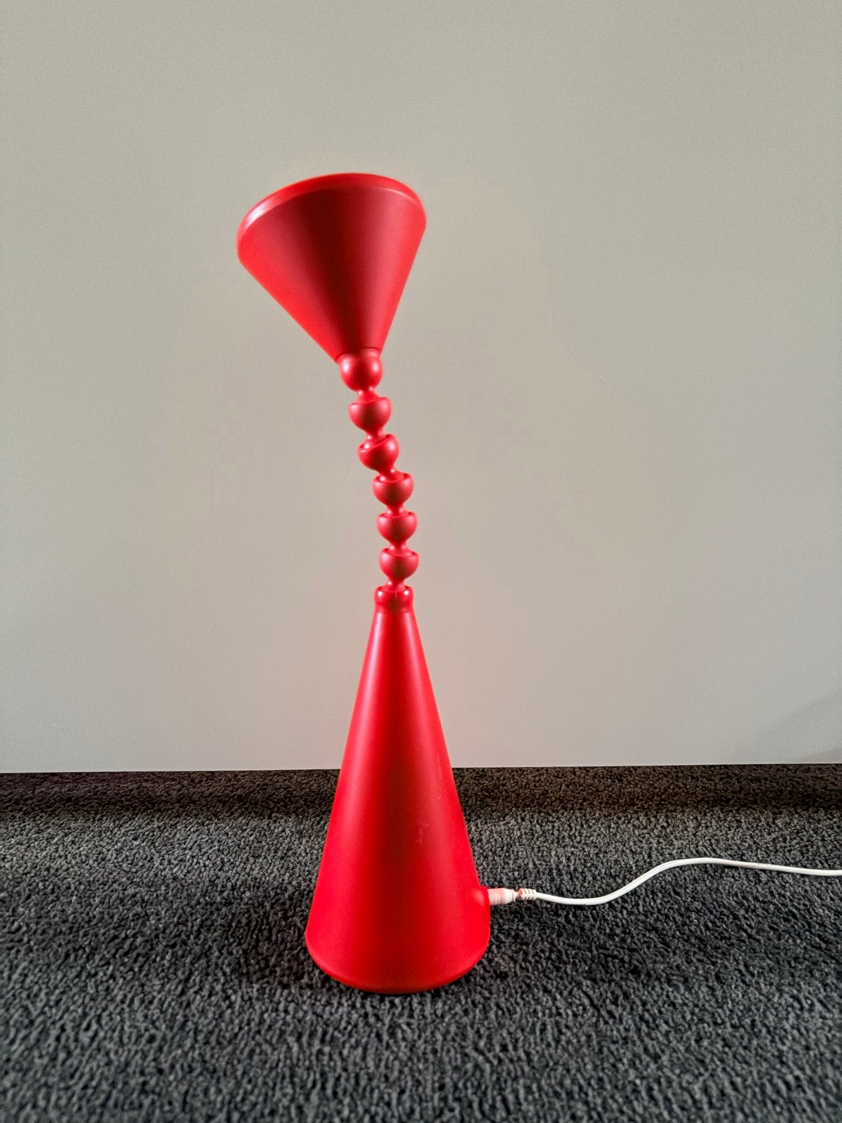IKEA Fryebo Tafellamp Rood, Huis en Inrichting, Lampen | Tafellampen, Kunststof, Gebruikt, Overige fittingen, Ophalen of Verzenden