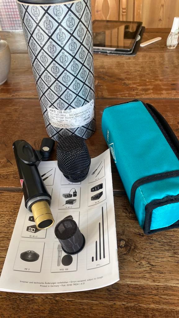 Neumann KMS 105, Muziek en Instrumenten, Microfoons, Ophalen of Verzenden, Zo goed als nieuw, Zangmicrofoon