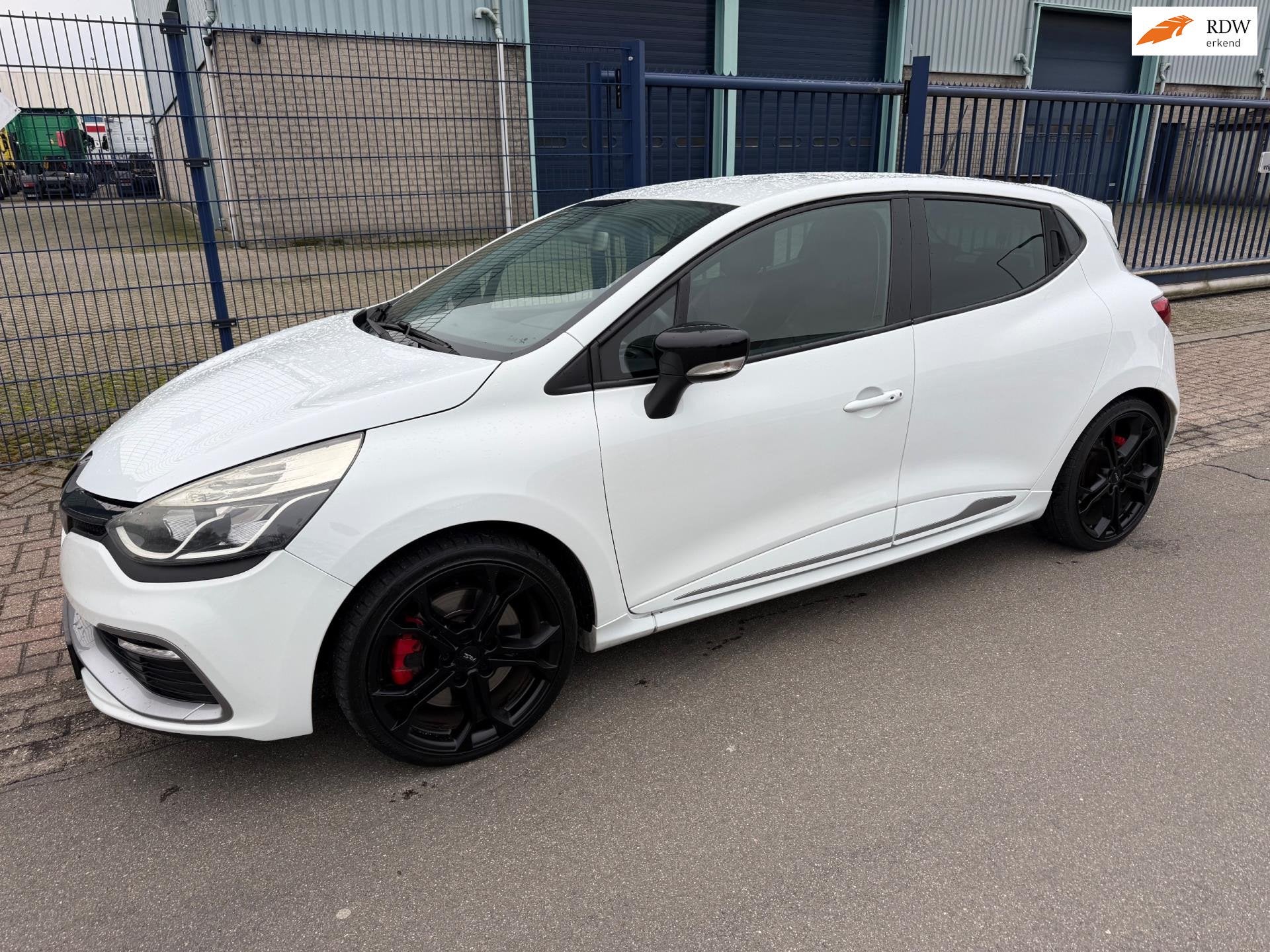 Renault Clio 1.6 R.S AUT. *CLIMA*LEER*18 INCH*NIEUWSTAAT!, Euro 5, 1618 cc, Gebruikt, Zwart