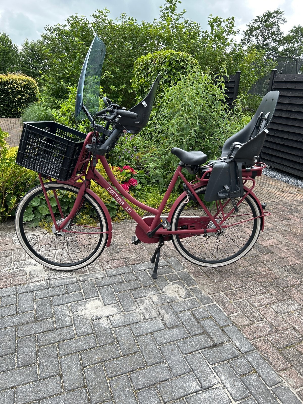 Cortina E-U4 elektrische Transportfiets / Mamafiets 500 Wh!!, Fietsen en Brommers, Elektrische fietsen, Ophalen, Zo goed als nieuw