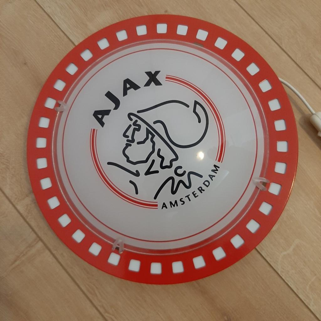 Wandlamp Ajax logo voerbalclub, Huis en Inrichting, Ophalen of Verzenden