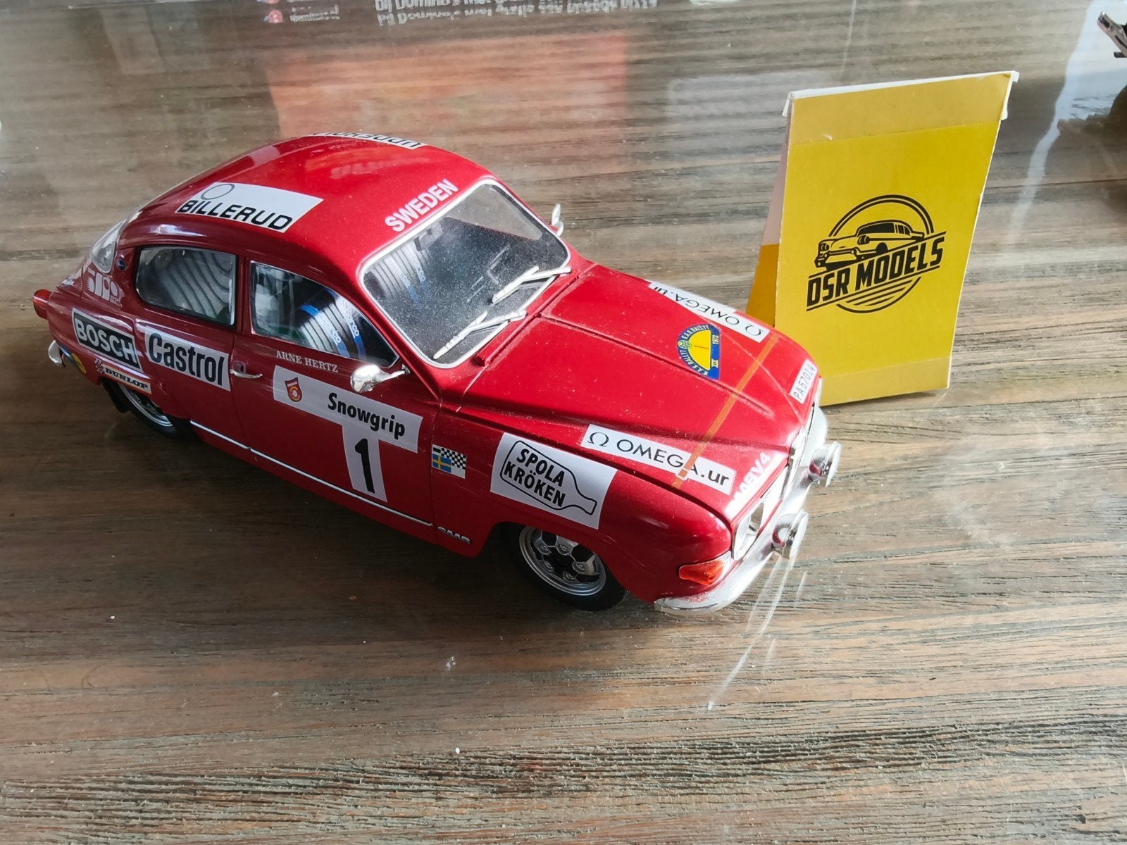 Ixo Saab 96 V4 Rally Auto 1:18 Modelauto, Overige merken, Gebruikt, Auto, Ixo Models