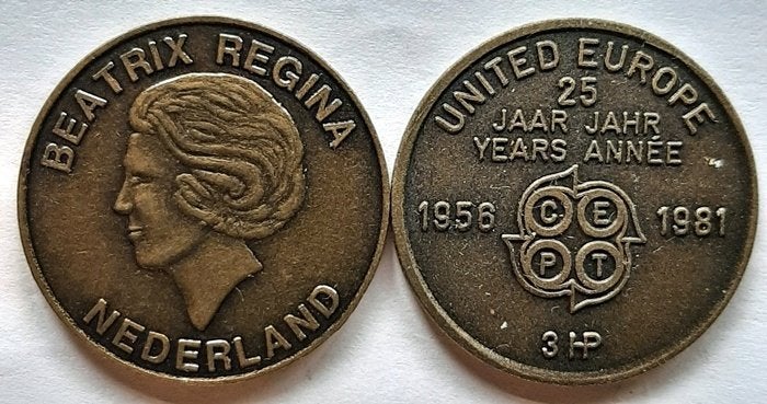 Beatrix 1981, Verzenden, Brons, Nederland