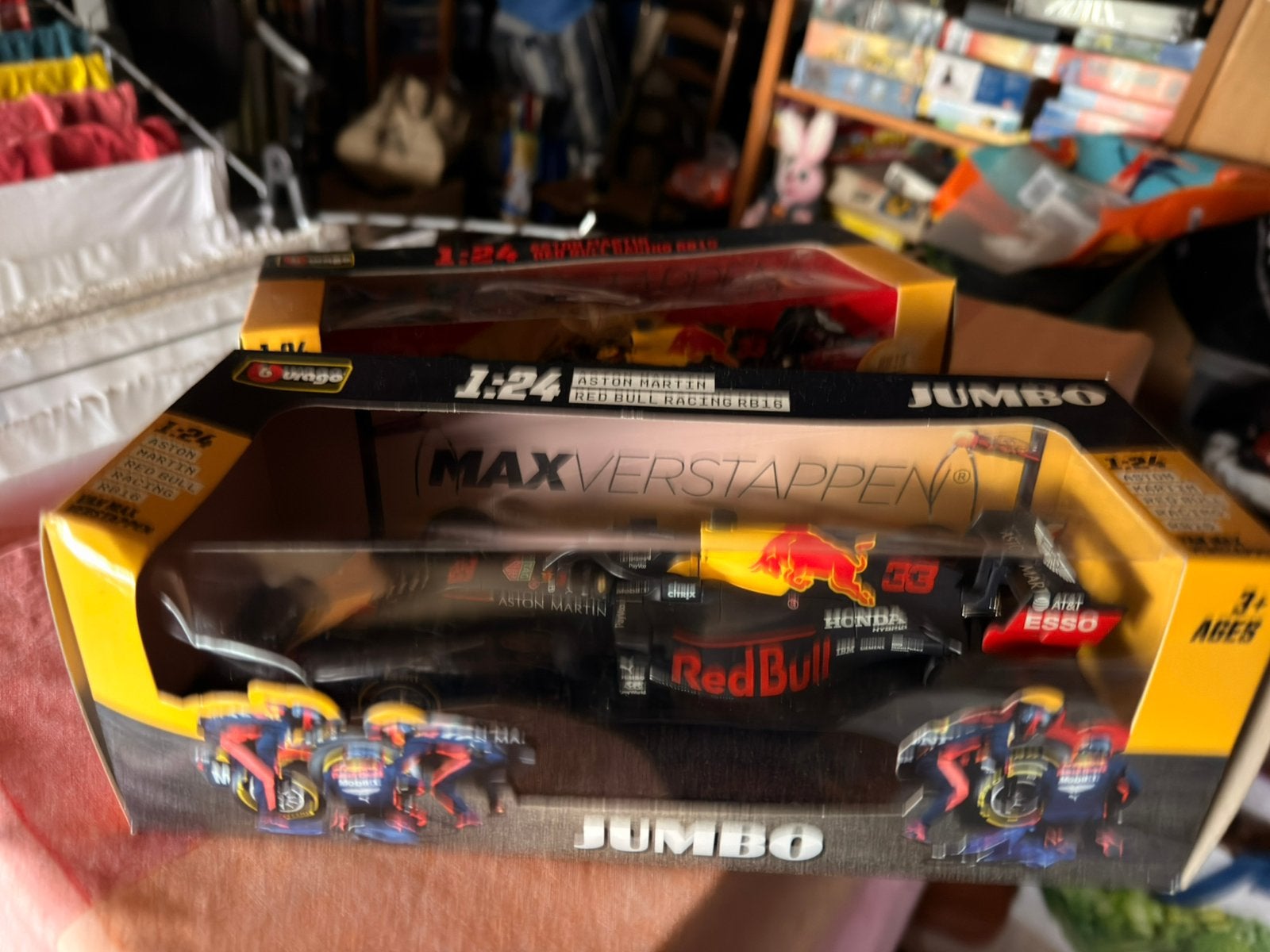 Red bull race auto’s Max Verstappen, Ophalen of Verzenden, Zo goed als nieuw, Bburago