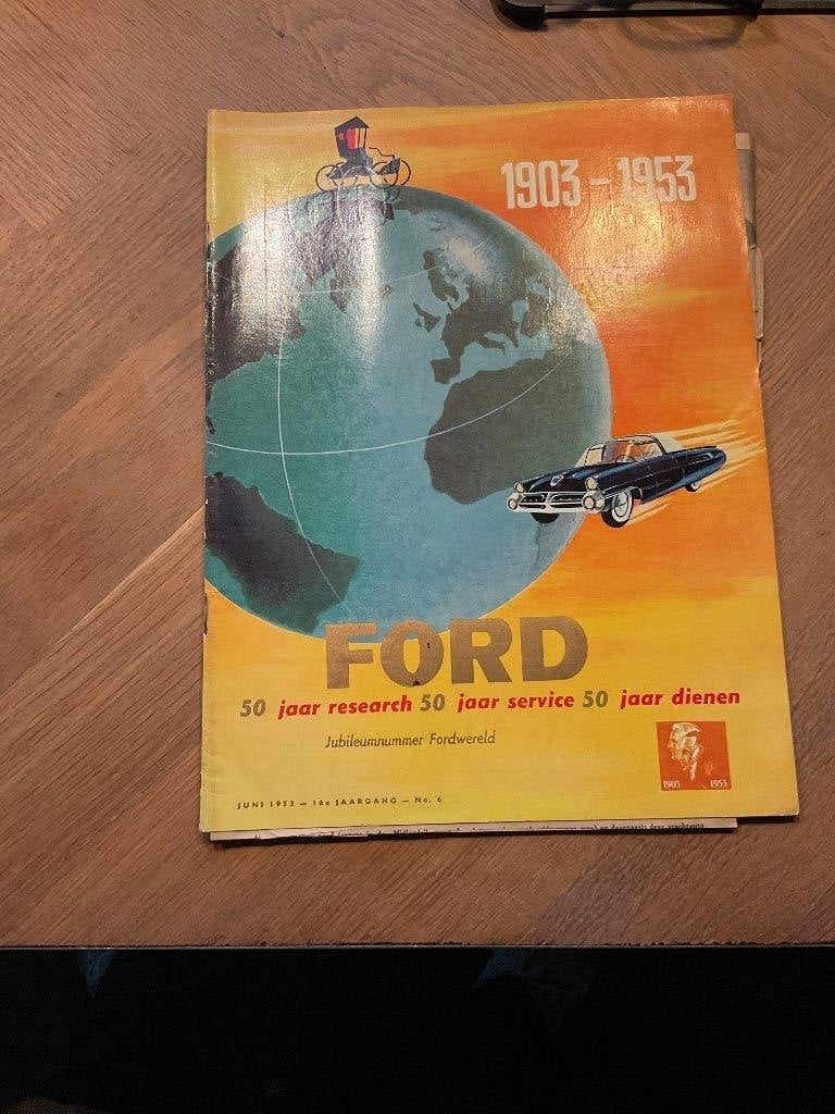 Fordwereld Jubileumnummers 1903-1953 - 50 jaar Ford, Ford, Verzenden, Onbekend, Gelezen