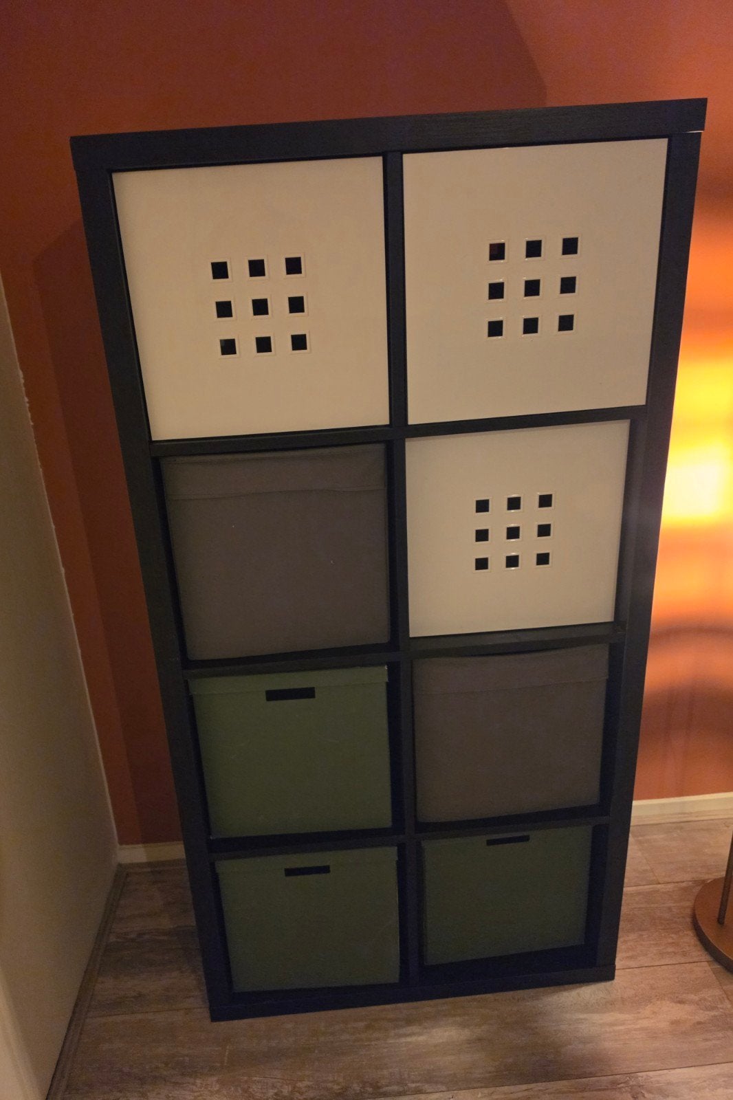 Gebruikte ikea kallax 8 vakken kast, Ophalen, Gebruikt