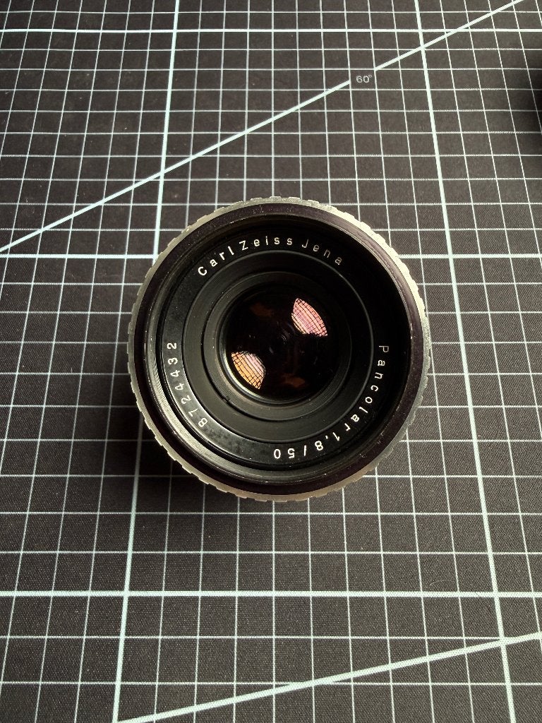 Carl Zeiss Jena Pancolar 50mm F1.8 Zebra - vintage lens, Audio, Tv en Foto, Fotografie | Lenzen en Objectieven, Verzenden, Standaardlens