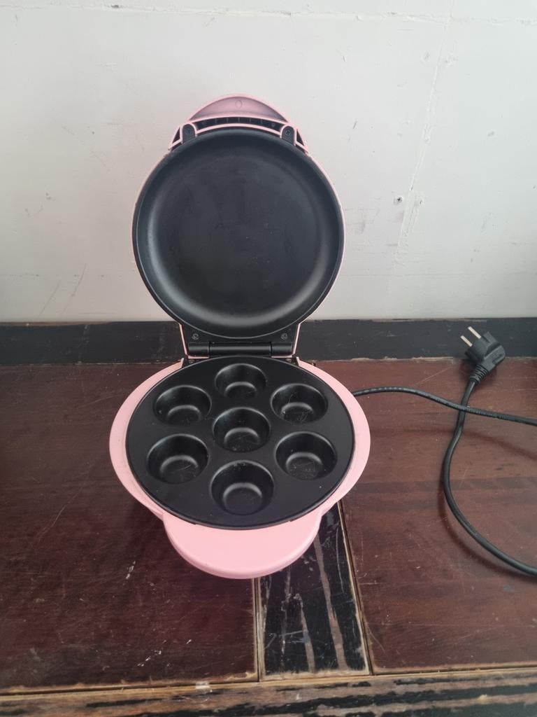 Roze Mini Cupcake Maker / Cake Pop Maker, Witgoed en Apparatuur, Overige Witgoed en Apparatuur, Ophalen of Verzenden
