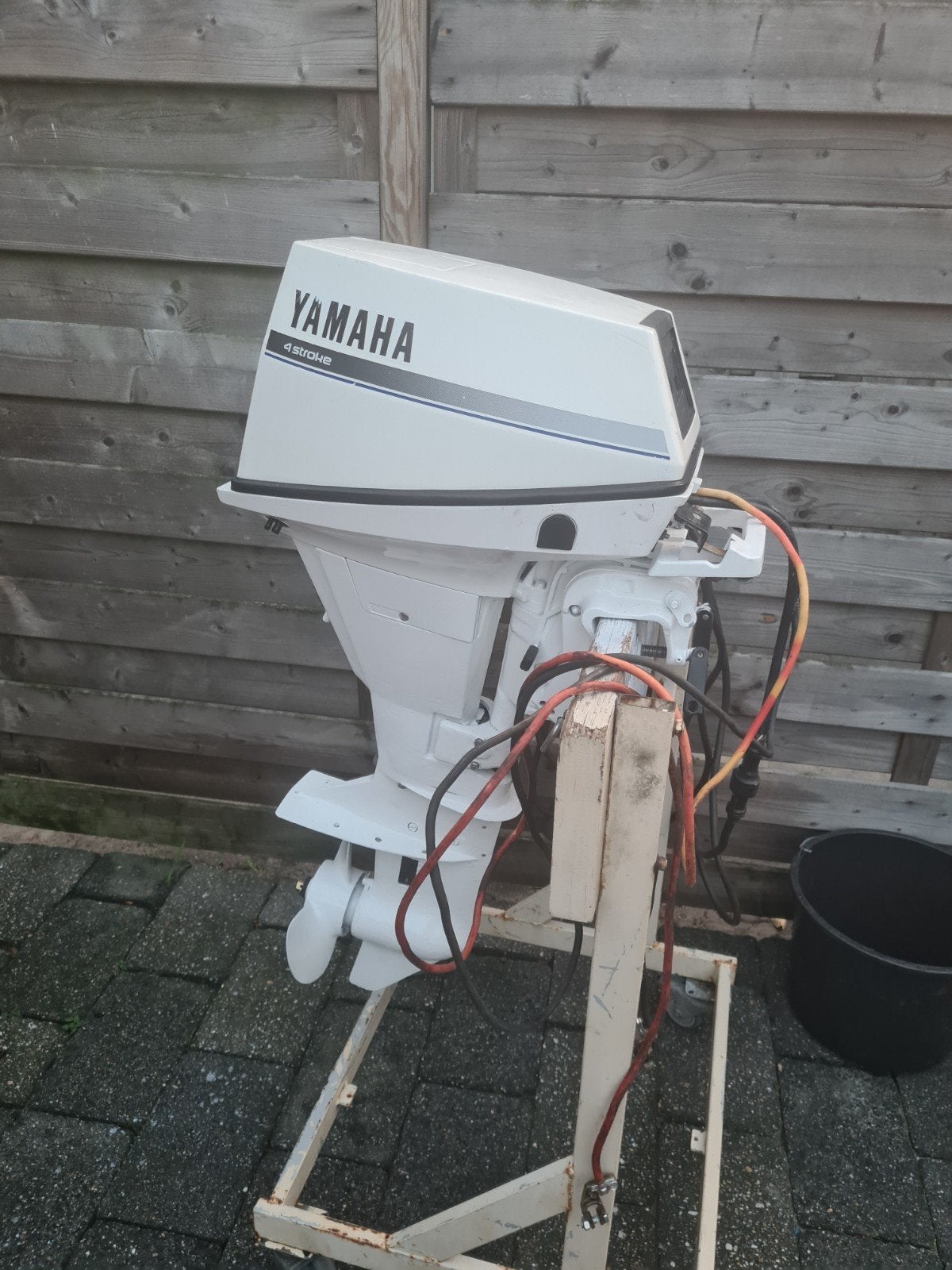 yamaha 9,9 pk 4 takt afstandsbediening+tank+accu, Watersport en Boten, Ophalen, Gebruikt, 5 tot 10 pk, Buitenboordmotor