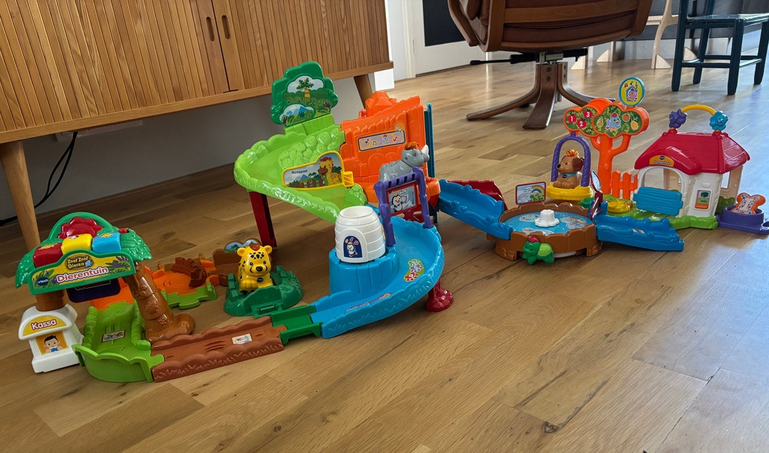 VTech Zoef Zoef Dieren Speelset met extra's, Ophalen, Zo goed als nieuw, Jongen of Meisje
