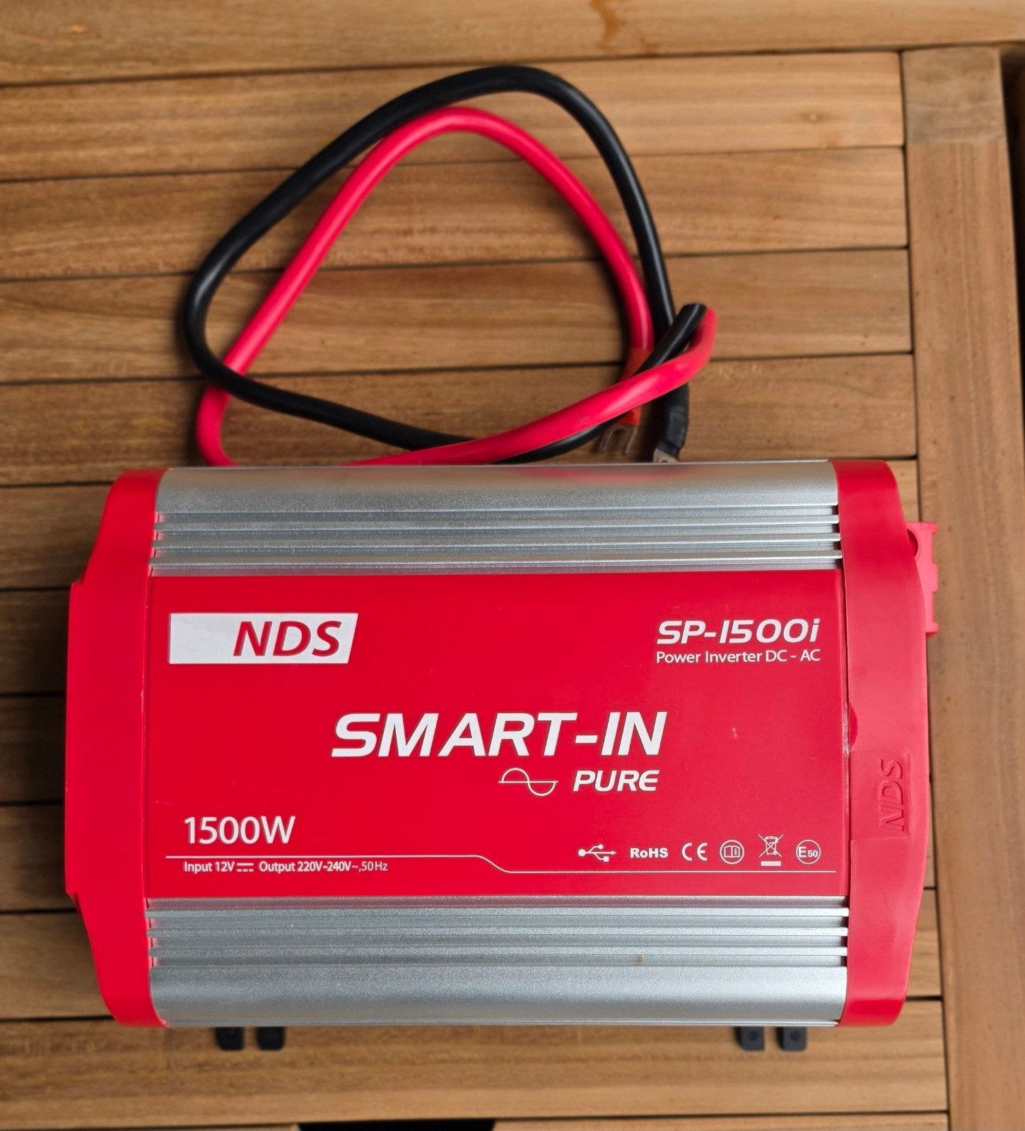 NDS omvormer 1500 W dc naar ac, Ophalen, Gebruikt