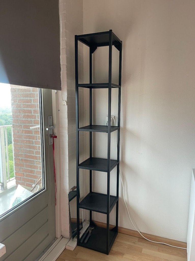 ENHET Hoog kastelement met planken, antraciet, 30x30x180 cm, Ophalen, Gebruikt