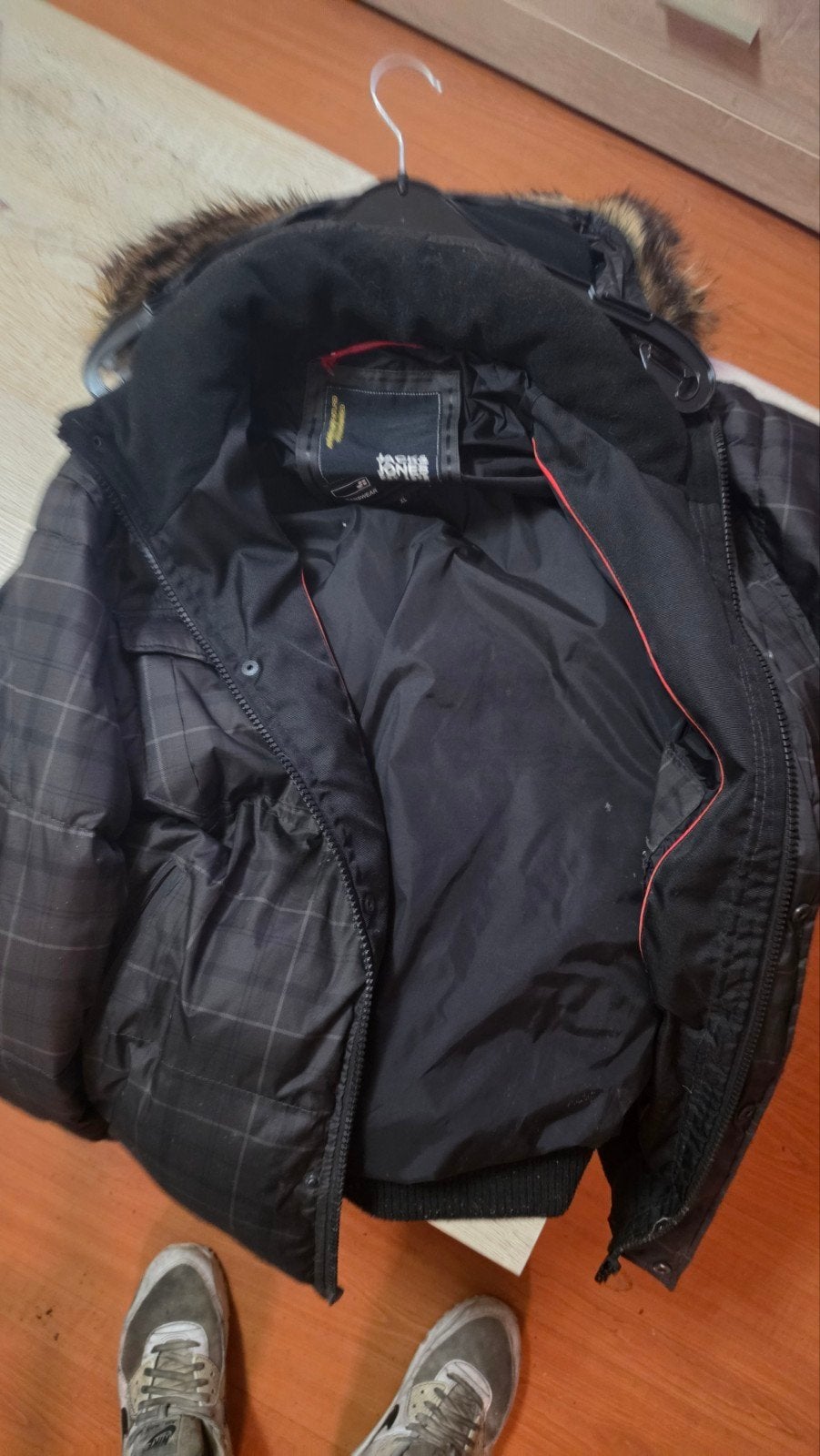 winterjas maat XL van jack&jones, Ophalen, Zwart, Maat 56/58 (XL), Zo goed als nieuw
