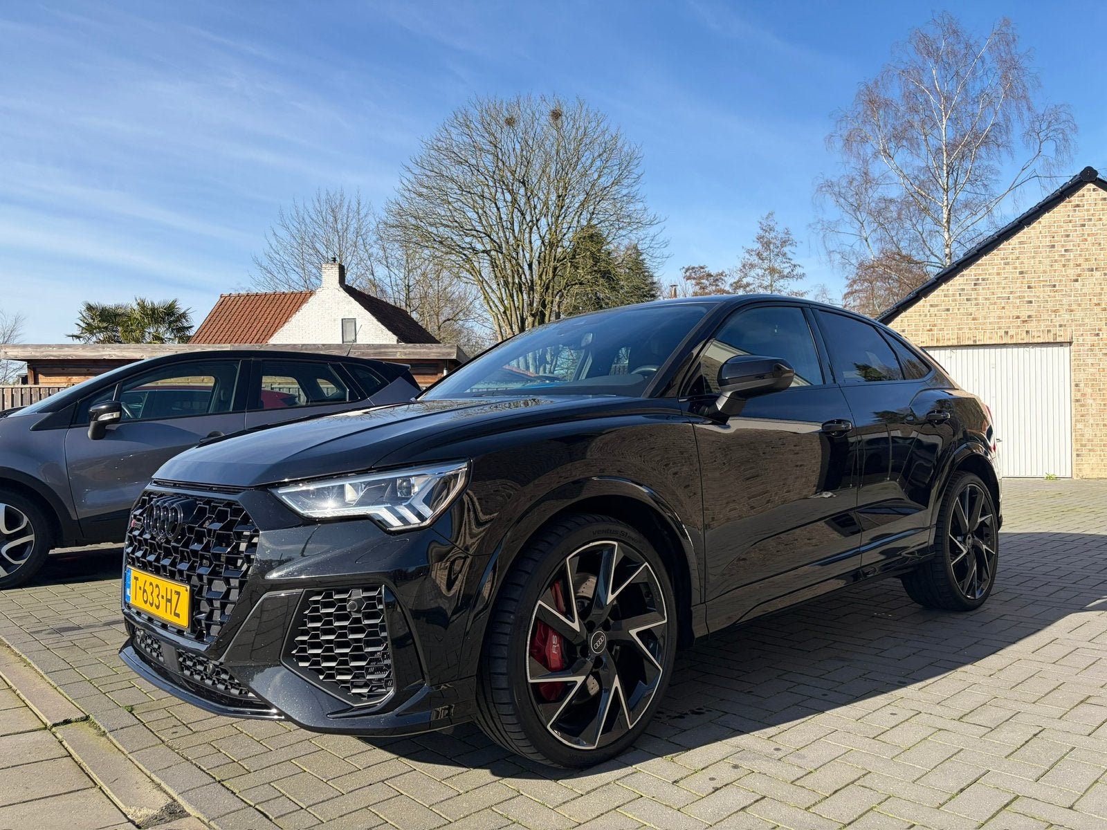 Audi Q3 RS Sportback 400pk S Tronic Quattro 2021 Zwart, Auto's, Automaat, Zwart, 10 km/l, Vierwielaandrijving