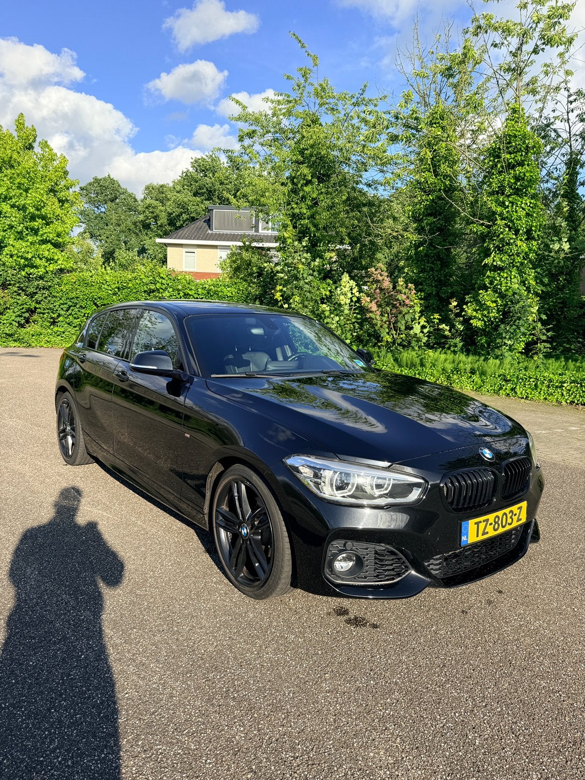 BMW 1-Serie 118i M sport, Auto's, Zwart, 650 kg, Particulier, 1300 kg