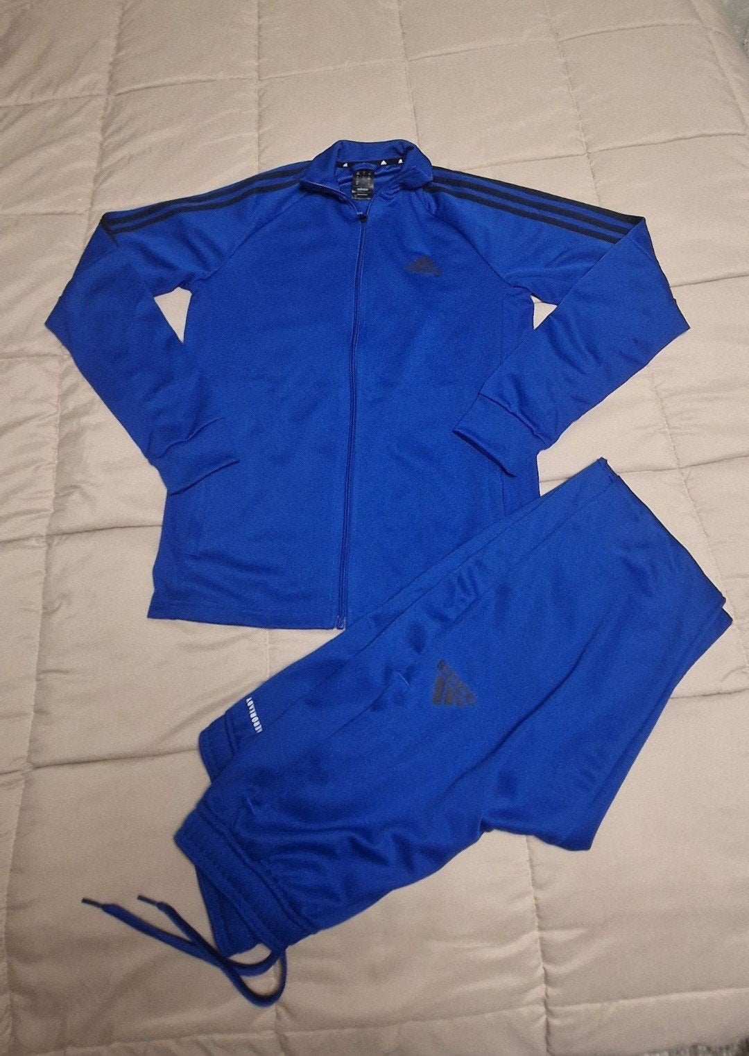 Adidas trainingspak blauw - maat s, Nieuw, Adidas, Algemeen, Maat 46 (S) of kleiner