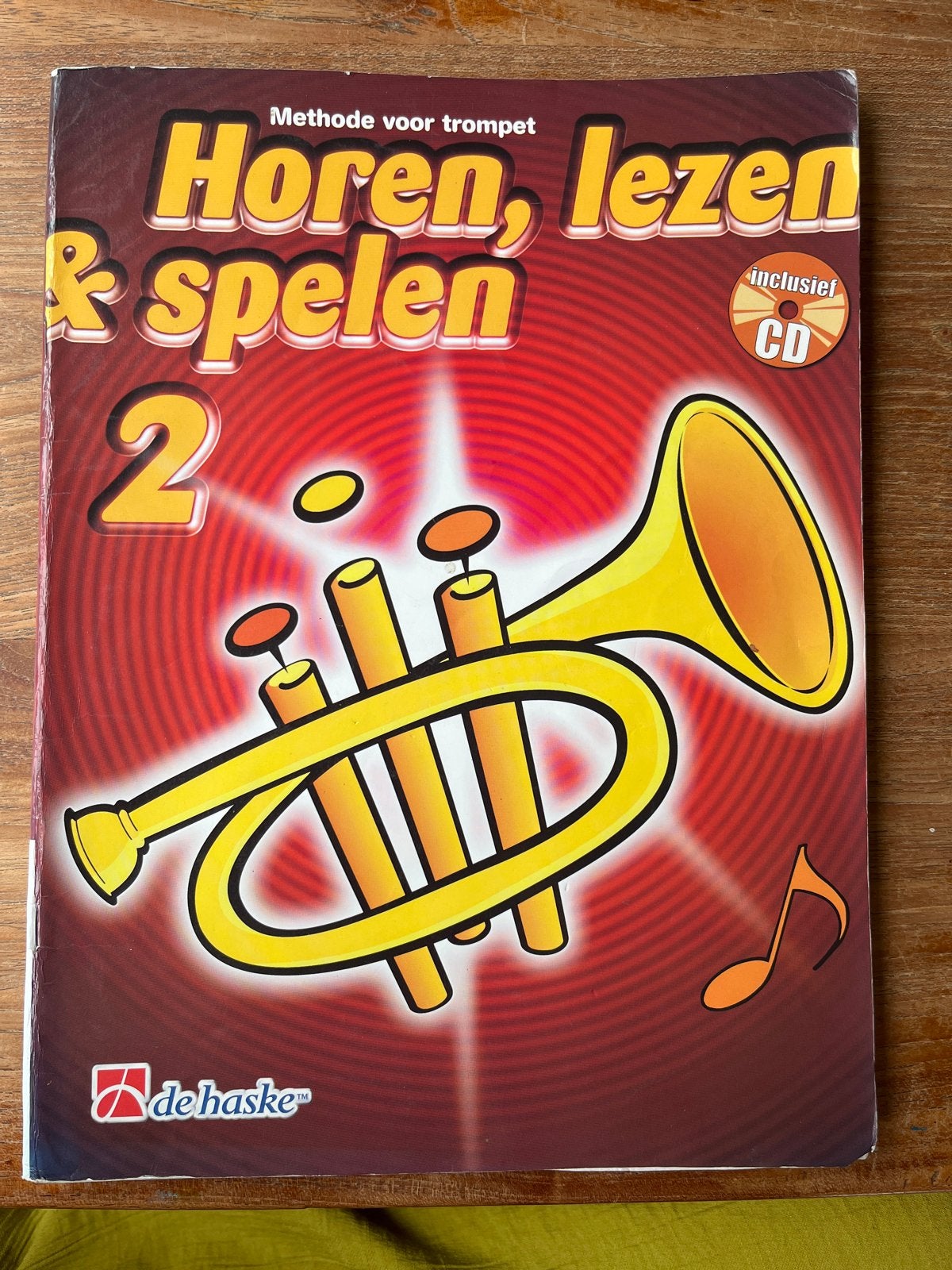 Horen, Lezen & Spelen 2 - Trompet Methode (incl. CD), Muziek en Instrumenten, Blaasinstrumenten | Trompetten, Ophalen of Verzenden