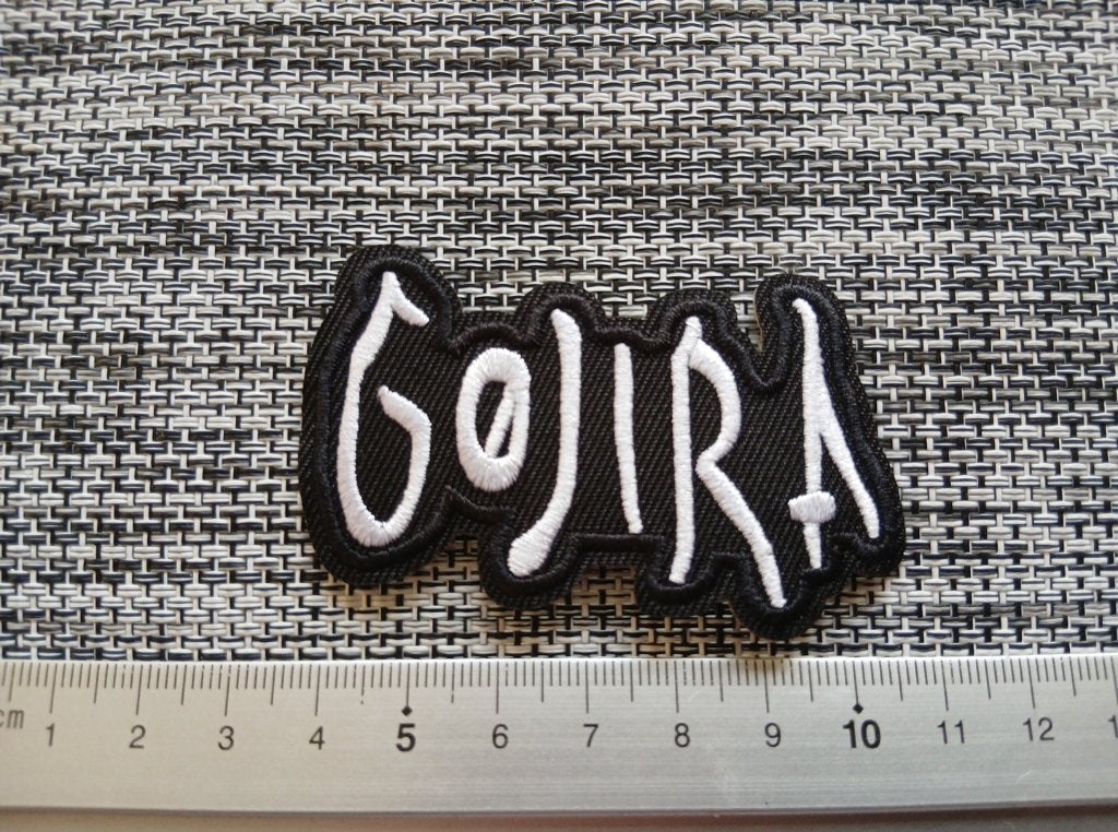 Gojira leuke shaped patch g33 -- 4.5 x 7 cm, Verzenden, Nieuw, Kleding