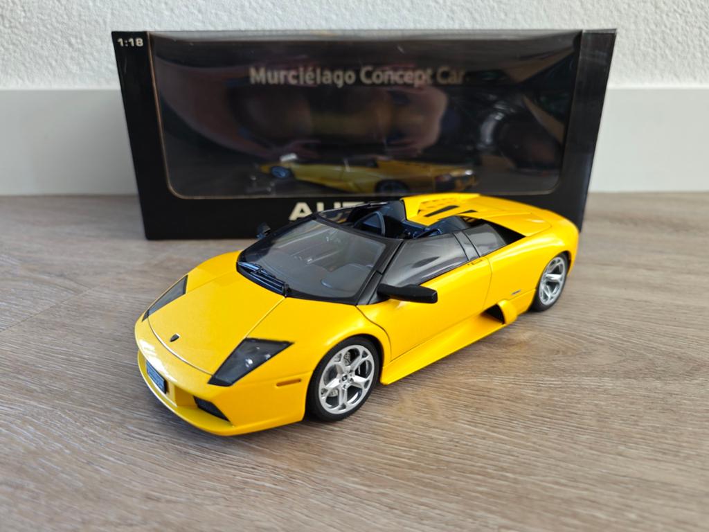 Autoart Lamborghini Murcielago Roadster Concept Car 74561, Ophalen of Verzenden, Zo goed als nieuw, Auto, Autoart