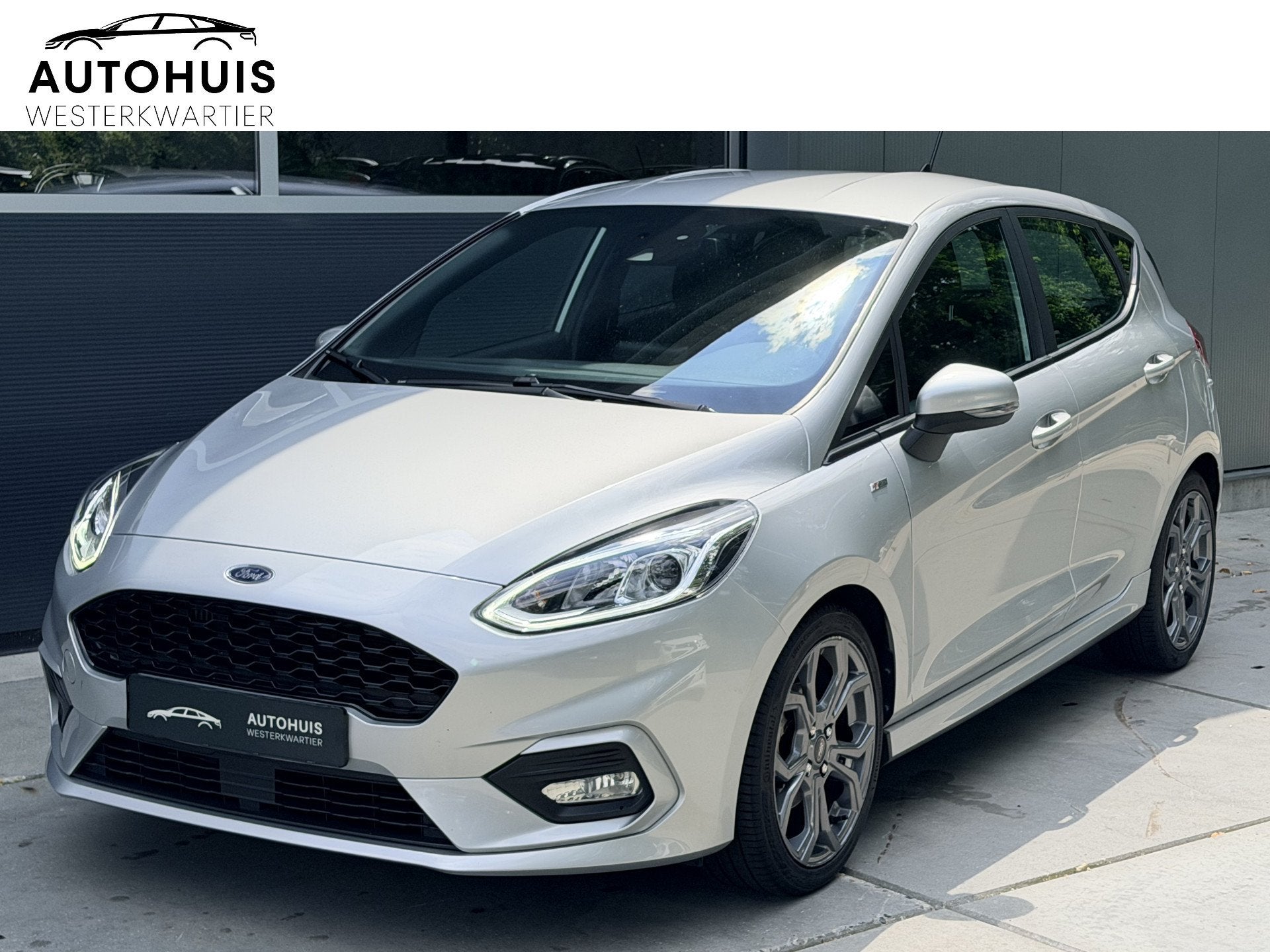 Ford Fiesta 1.0 EcoBoost 125pk Hybrid ST-Line Winterpakket N, Auto's, Voorwielaandrijving, Stof, Gebruikt, Verwarmde buitenspiegels