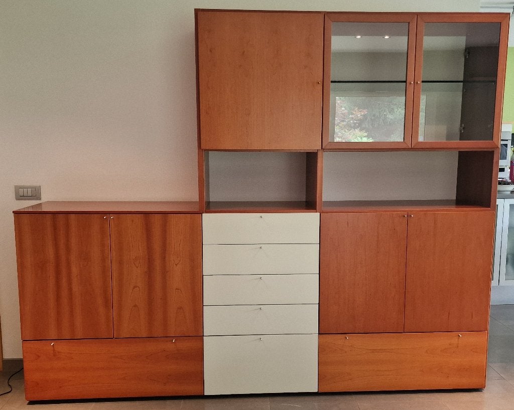 Kast met verschillende hoogtes, Huis en Inrichting, Ophalen, Gebruikt, Met lade(s), 200 cm of meer