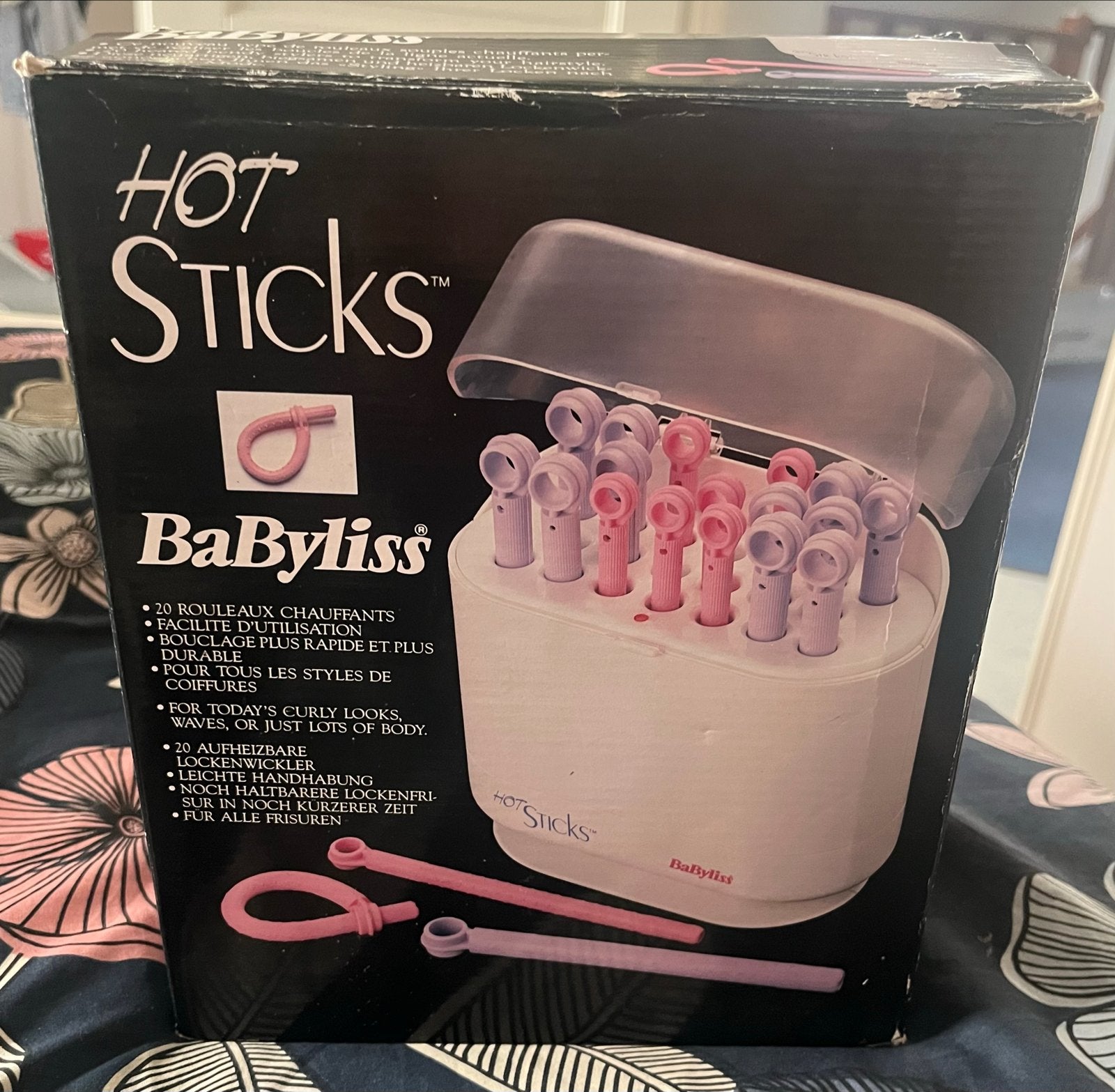 BaByliss Hot Sticks Krulset vintage, Ophalen of Verzenden, Zo goed als nieuw, Krultang of Stijltang